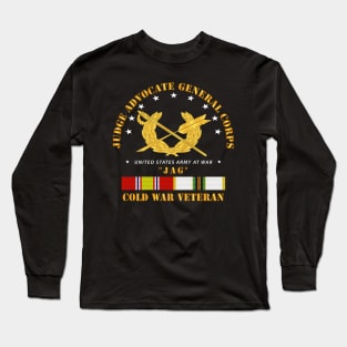 JAG Branch w COLD SVC Long Sleeve T-Shirt